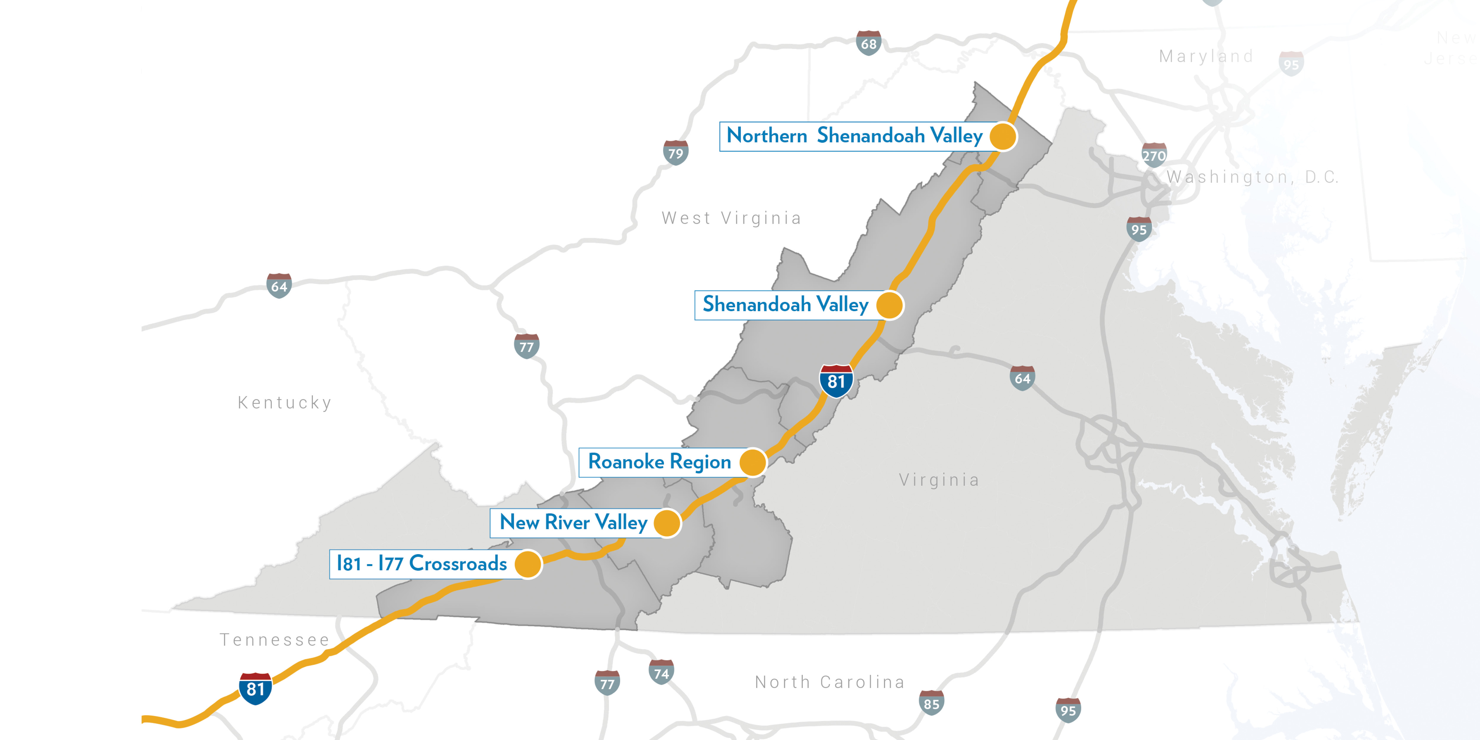 VER Q2 2019 Updated I-81 Corridor Map