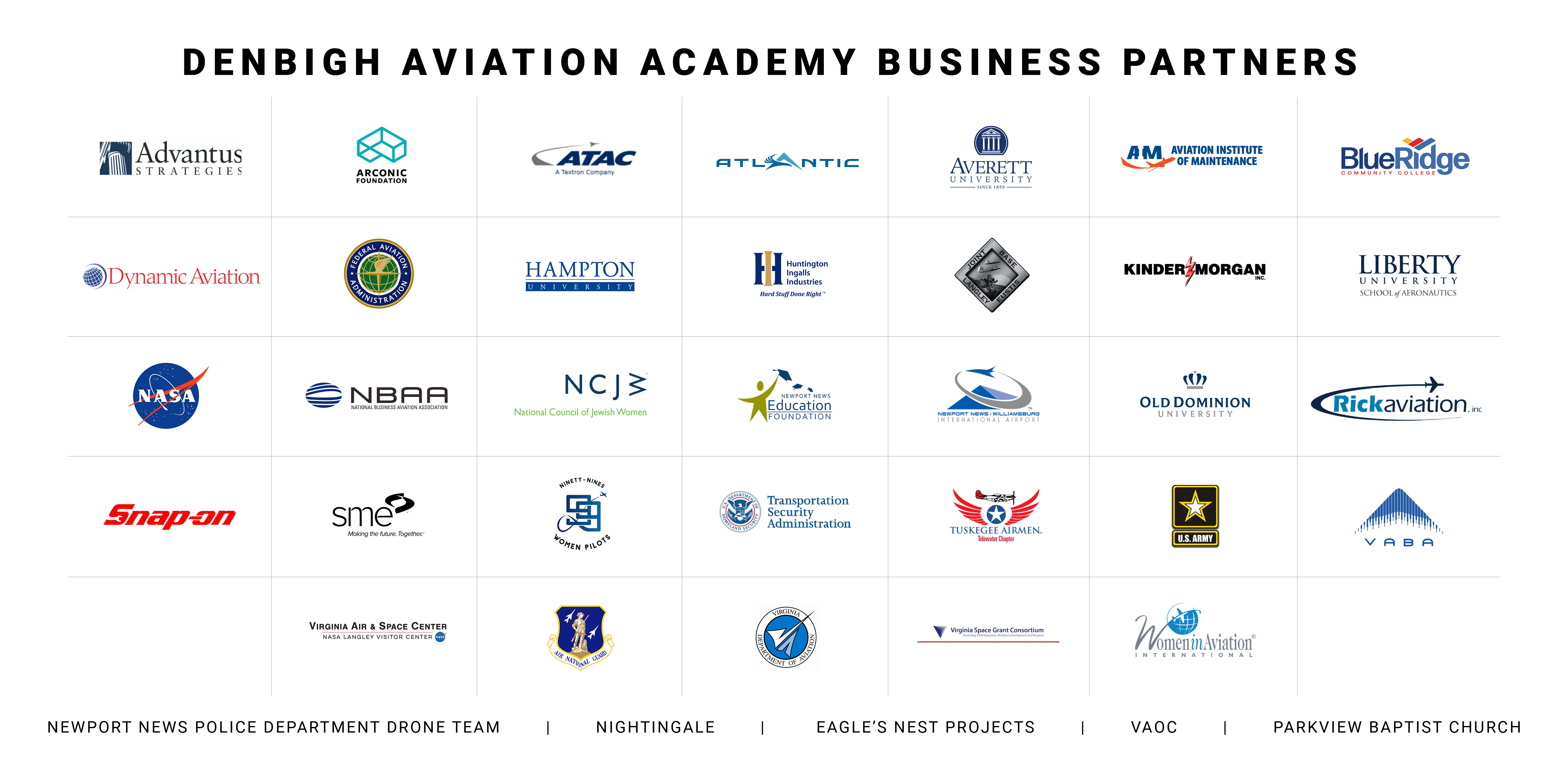 Denbigh Aviation Academy Business Partners