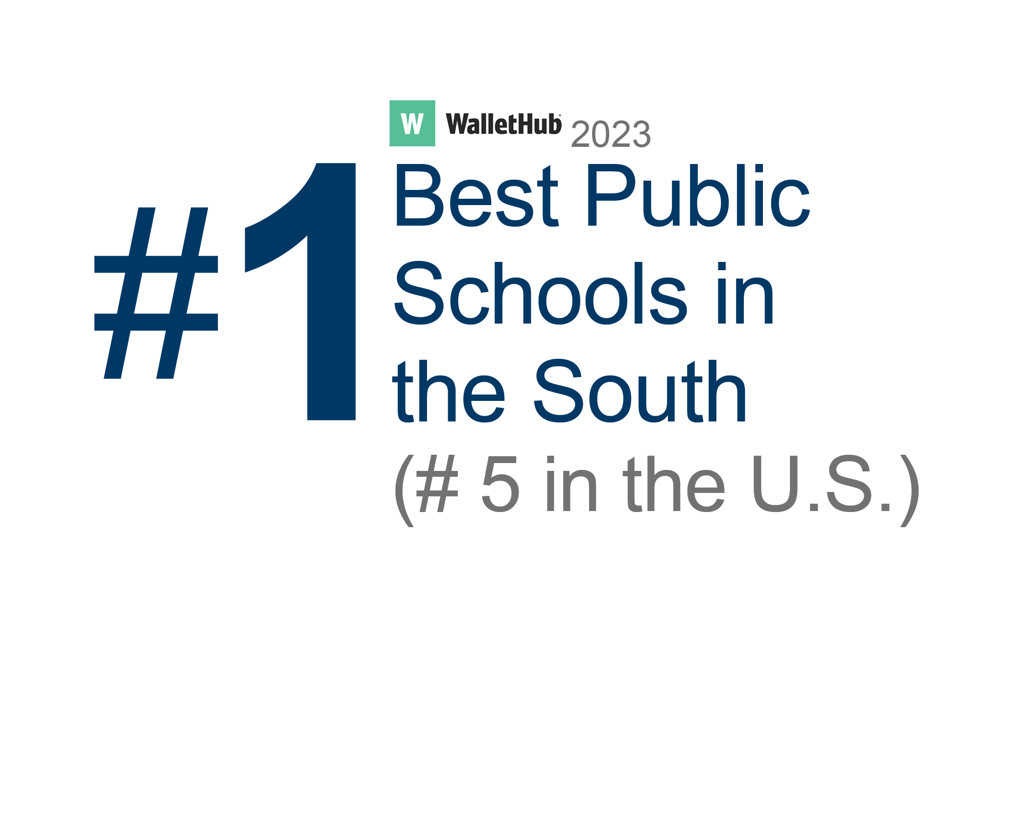 WalletHub_#1_2023_Best Public Schools in the South