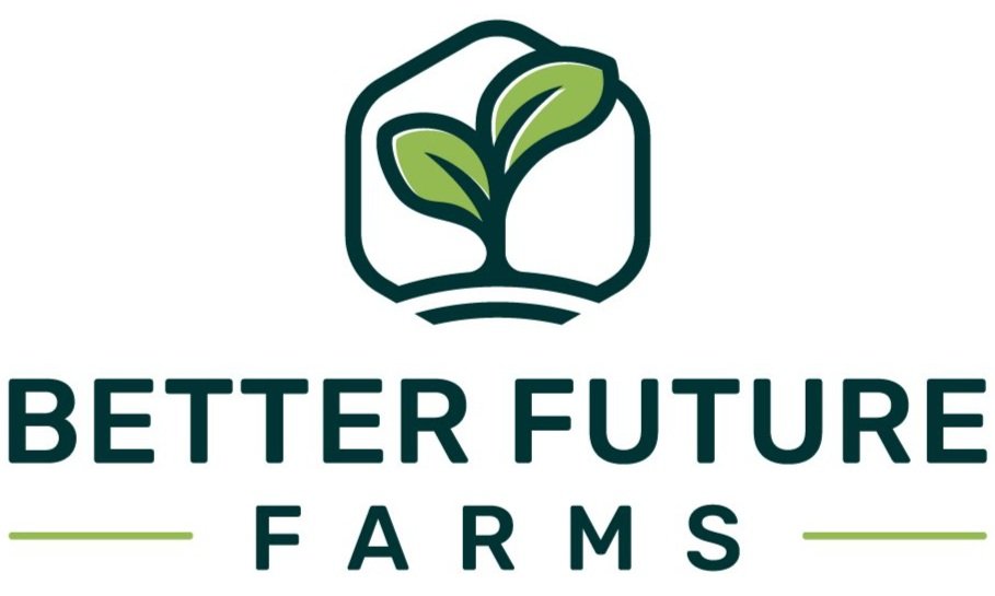 Better Future Farms logo green and blue