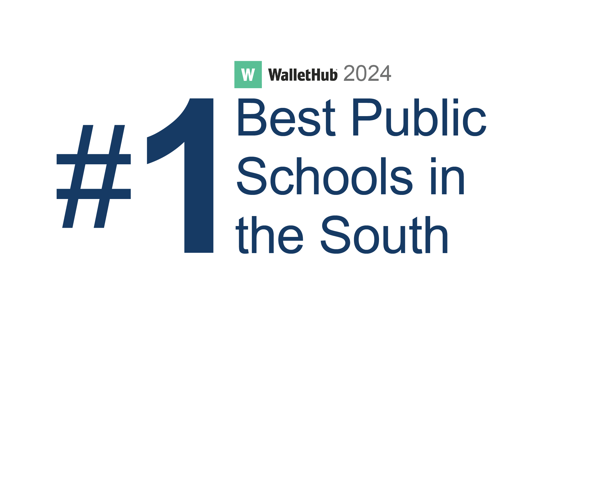 #1 Wallethub Ranking for best public schools in the South