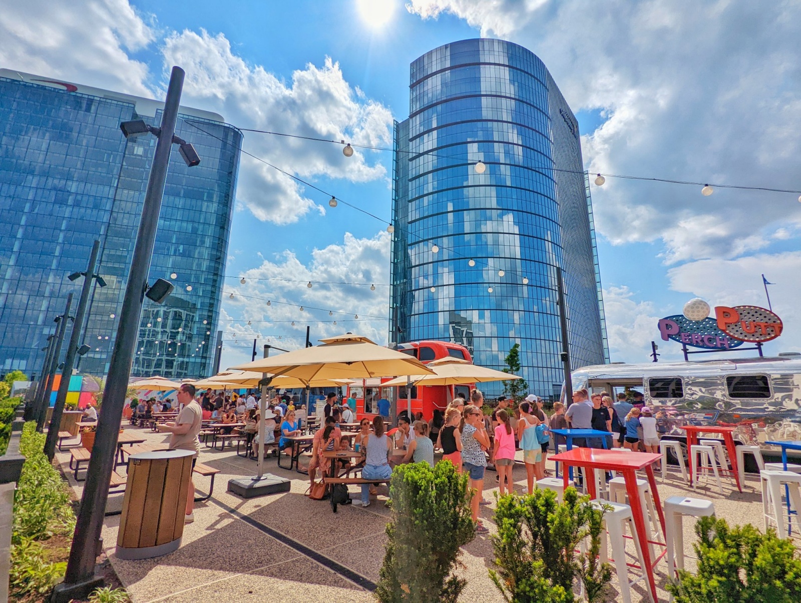 A outdoor photo of the Perch at Capital One Center