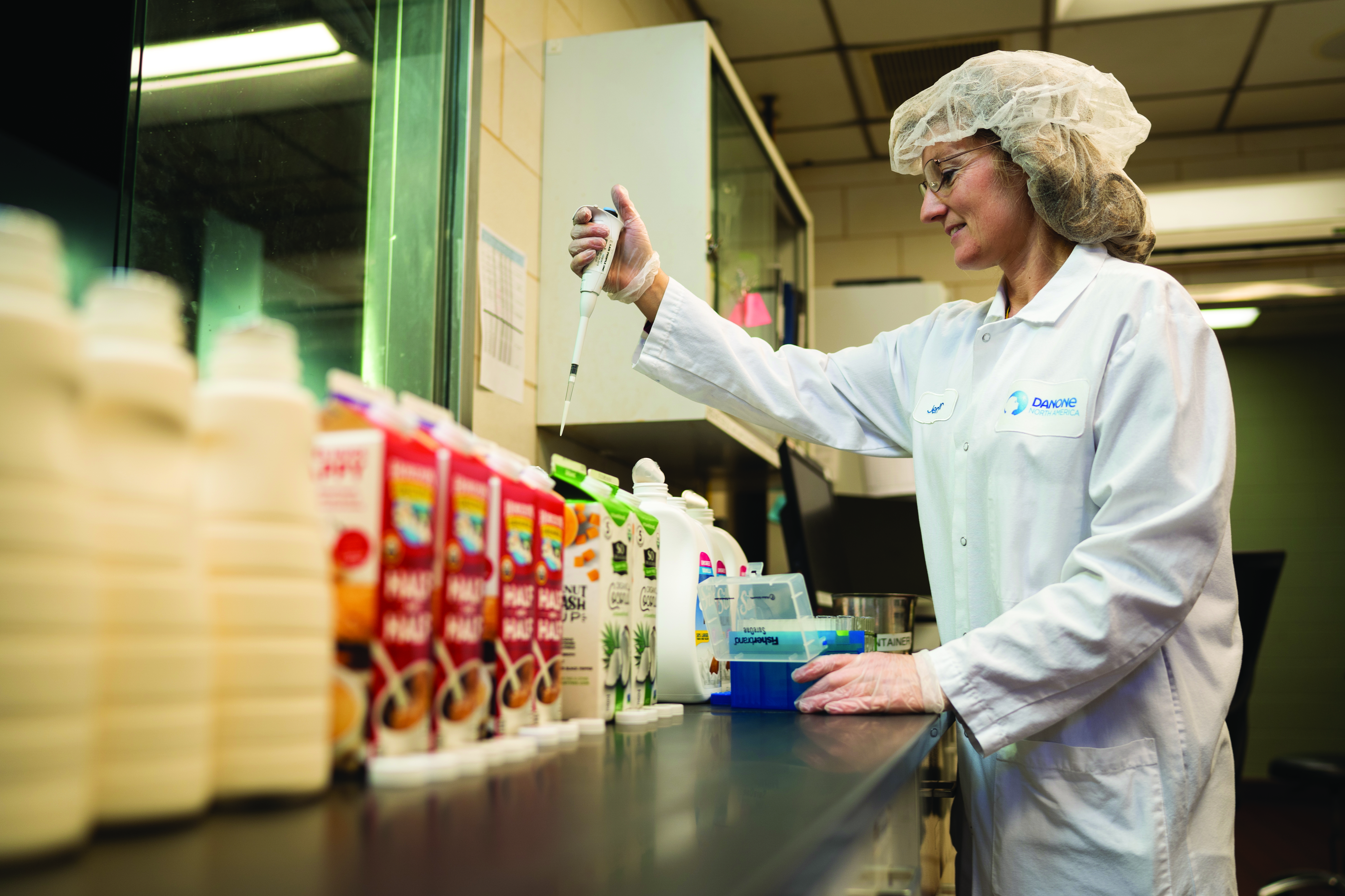 Danone North America female worker 