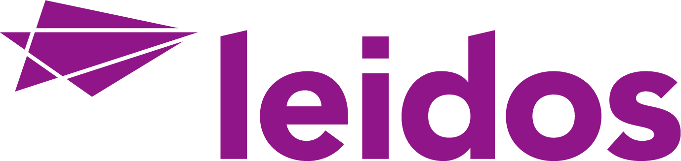 Purple Leidos logo