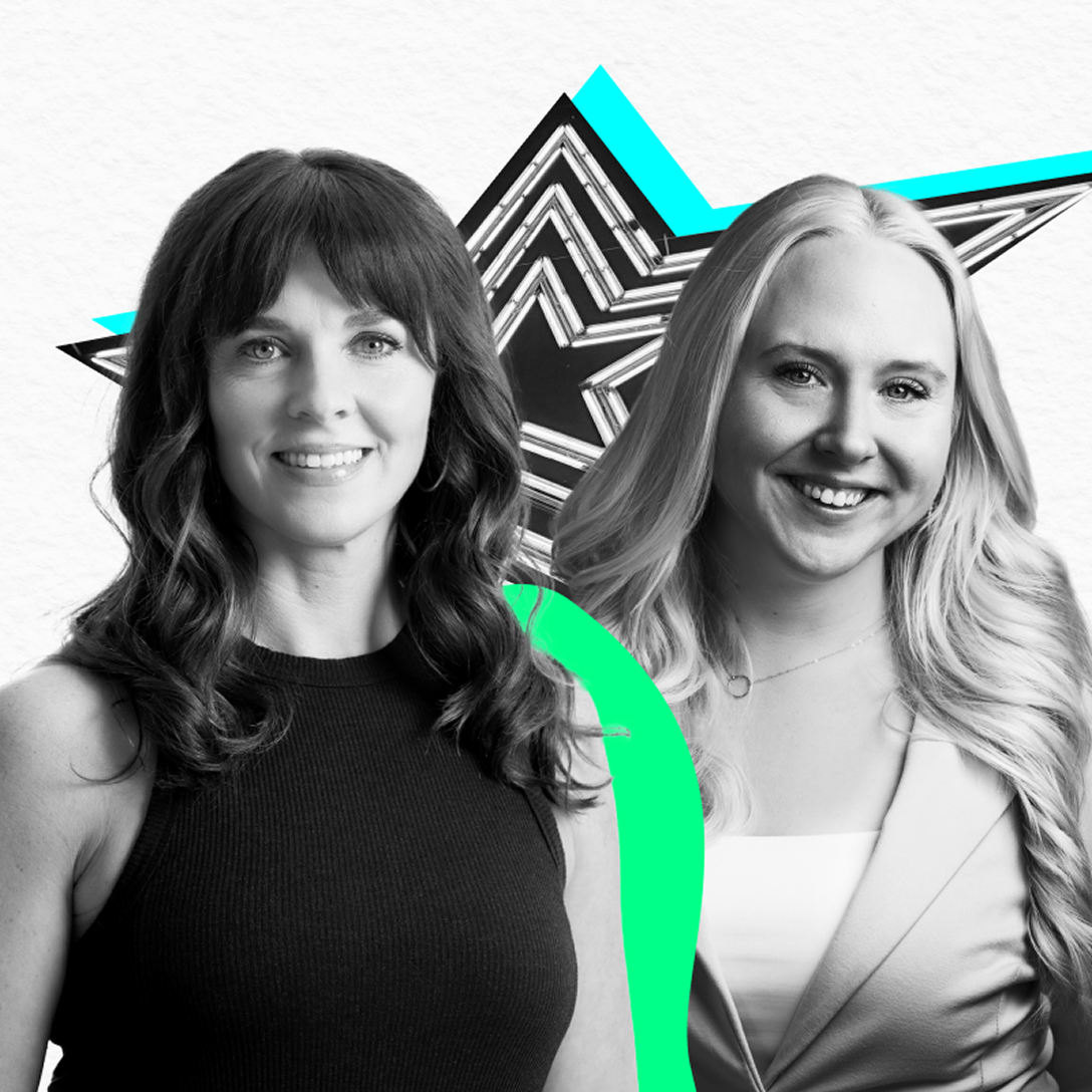 Julia Boas (left) and Michelle Williams