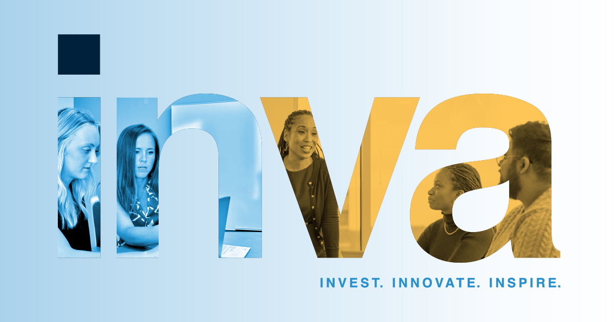 InVA logo with photography as the backdrop