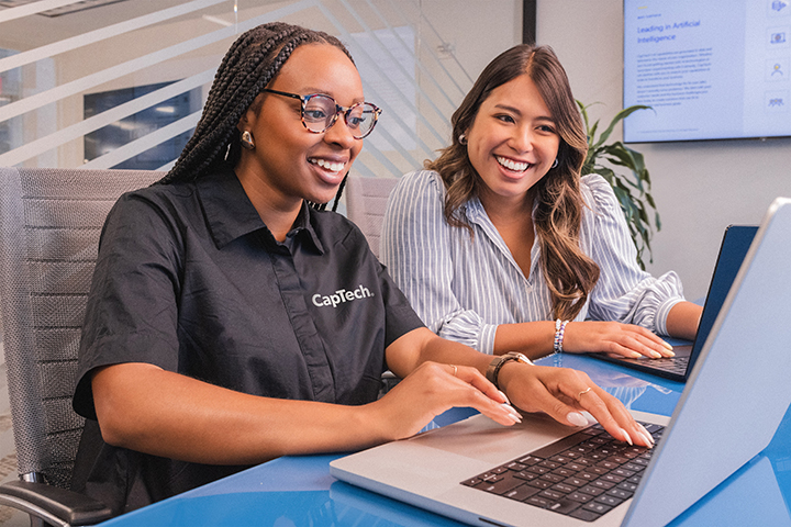 Two captech employees 
