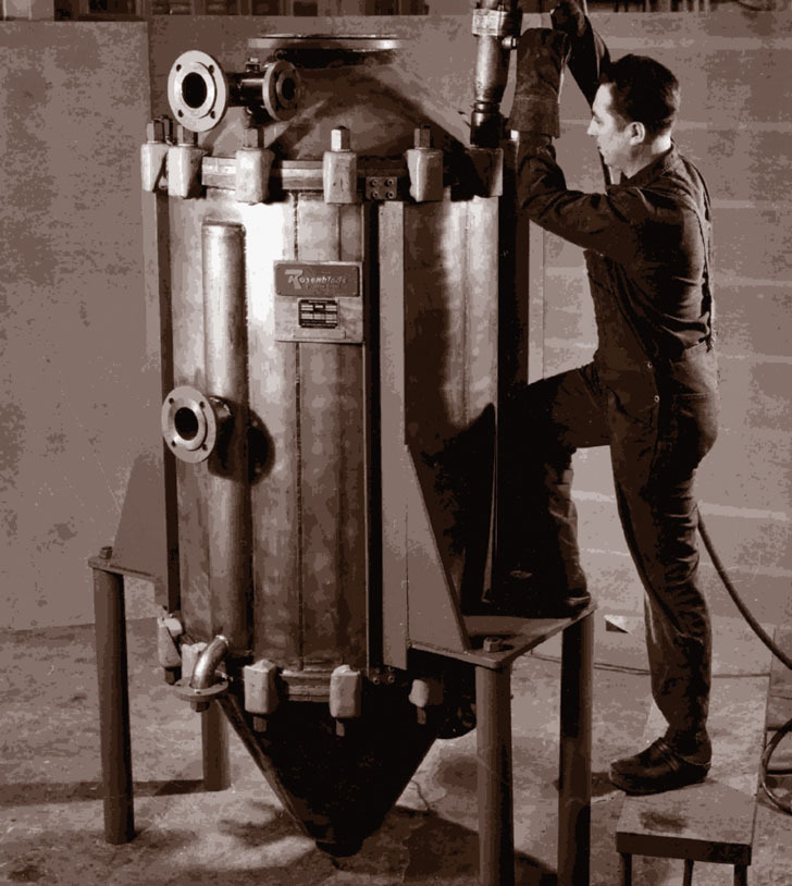 Alfa worker in the old times.