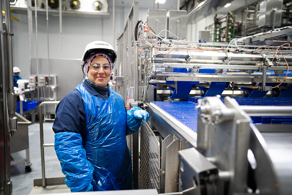 Smithfield Foods has operated out of Smithfield since its founding in 1936 and continues to invest to upgrade the technology in its packaging facilities.