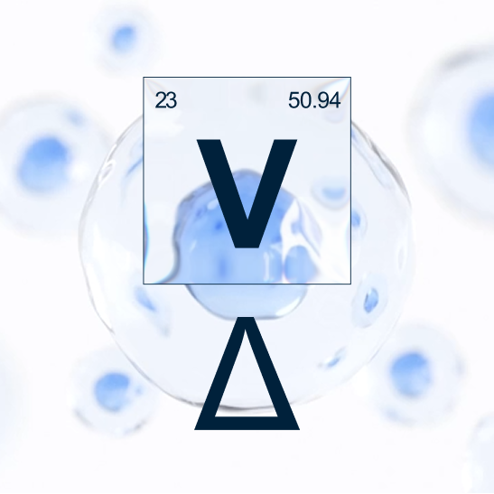 Blue bubbles in background behind VA