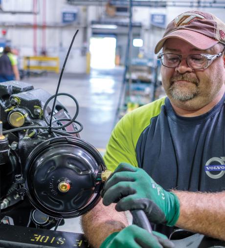 Volvo Trucks Worker