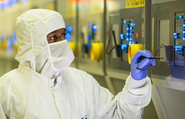 Micron worker
