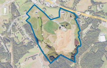 aerial shot of summit view dogwood site 
