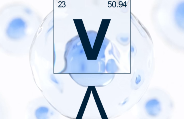 Blue bubbles with VA overlay