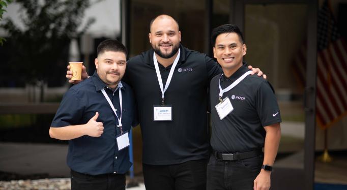 Three Hyper Solutions employees