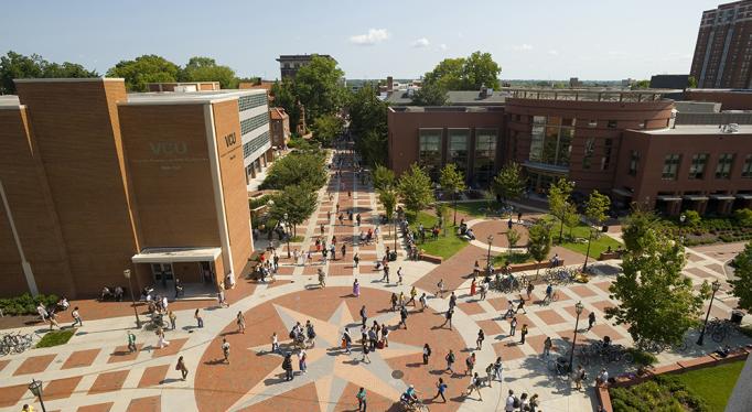Virginia Commonwealth University Aerial 
