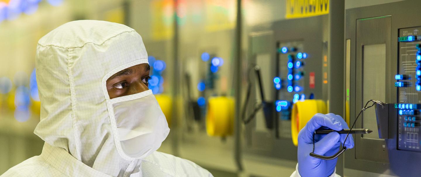 Micron worker