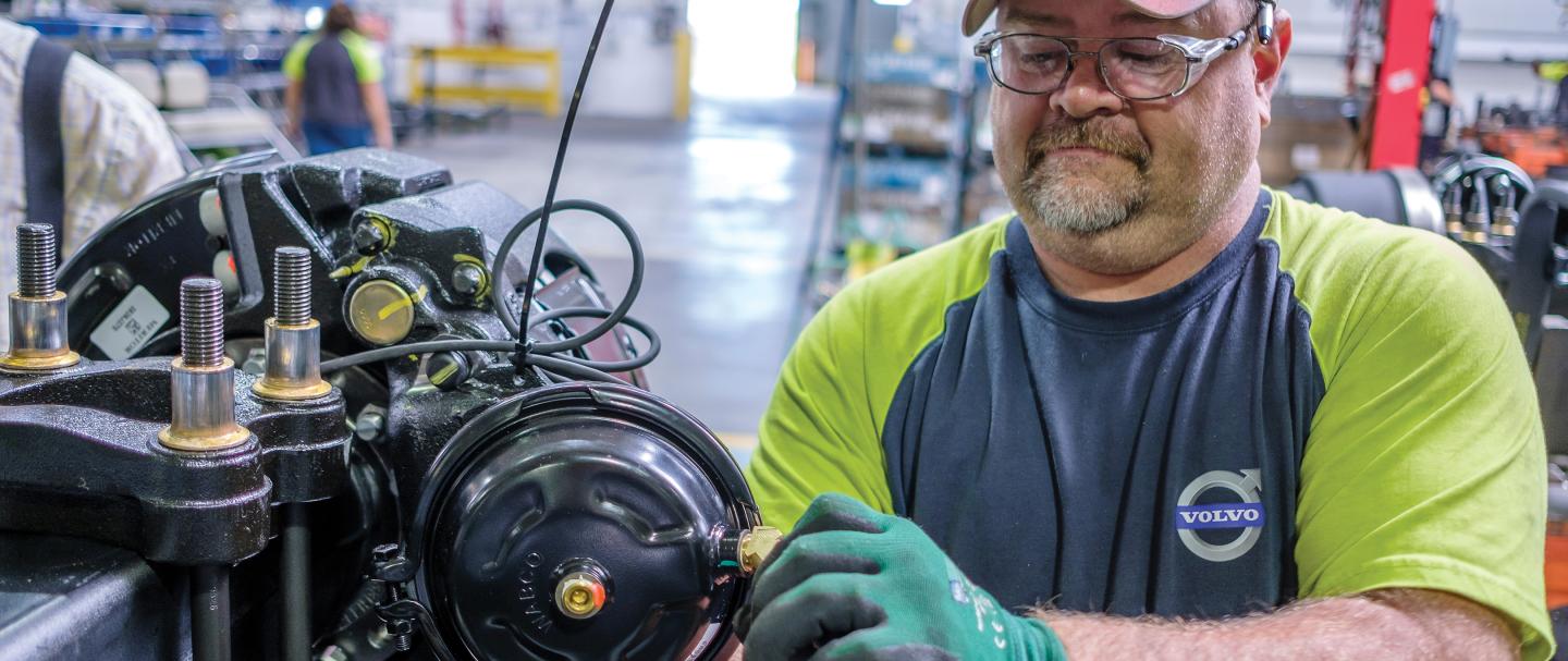 Volvo Trucks Worker