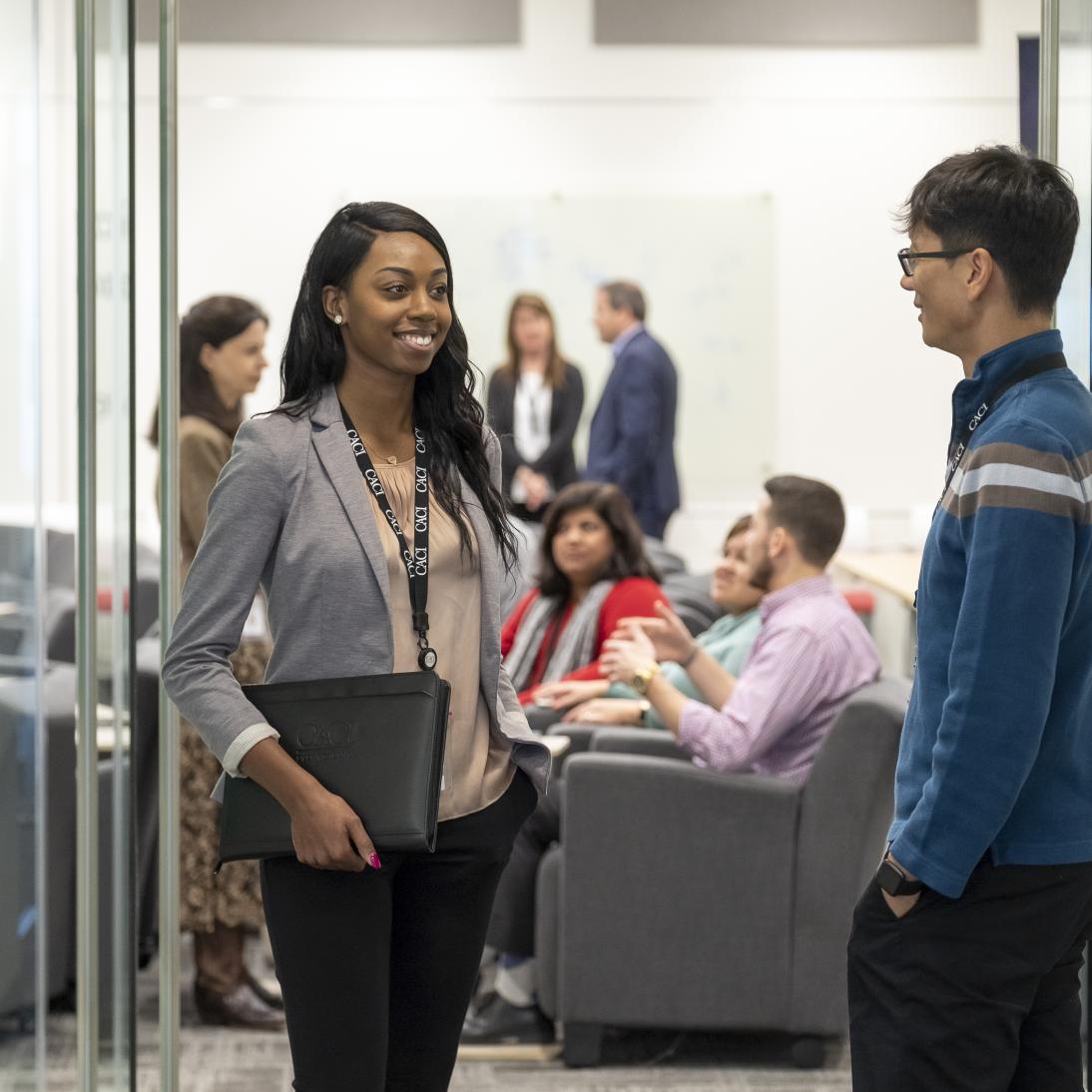 Employees at CACI International