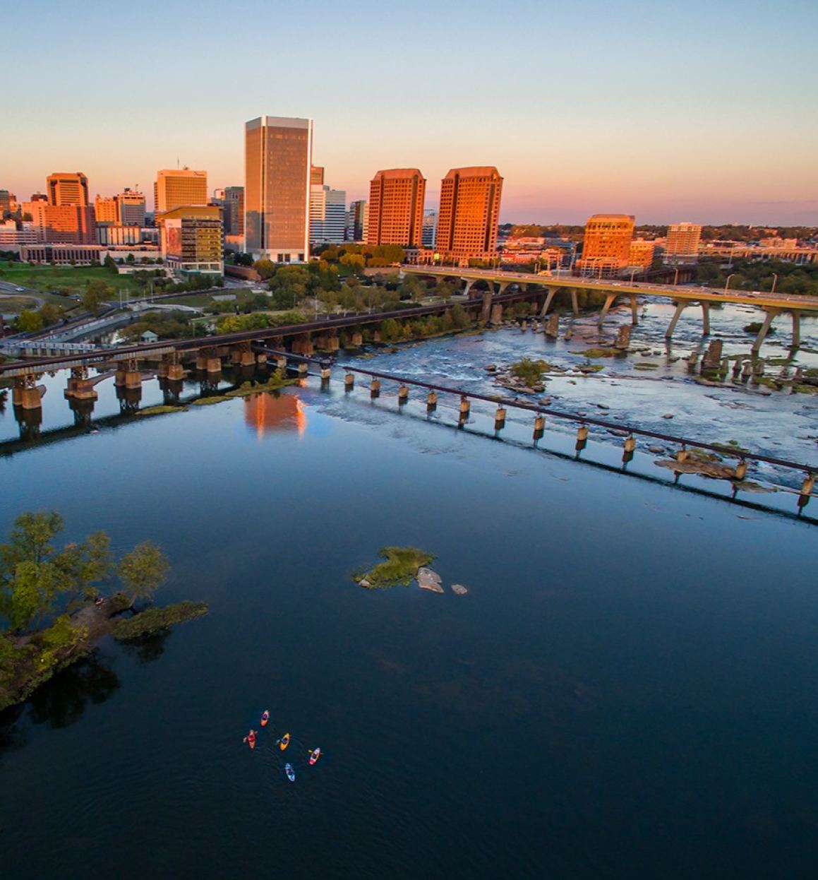 Richmond Skyline from the James River