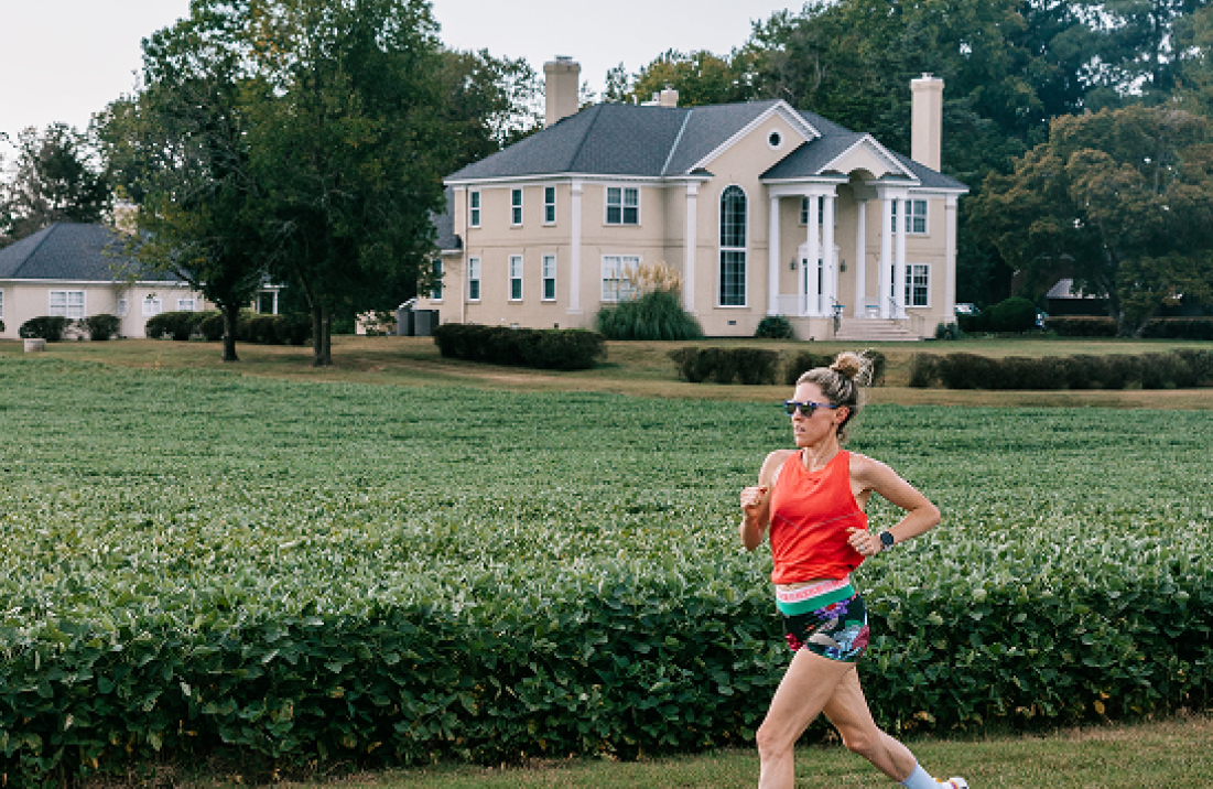 Runner on the Virginia Capital Trail