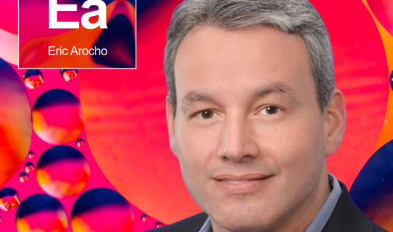 Eric Arocho with module background