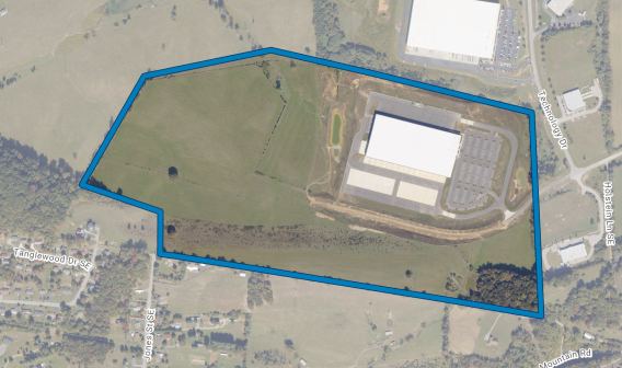 aerial shot of falling branch corporate park phase 2