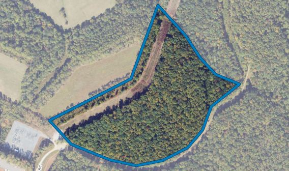 aerial shot of New London Business & Technology Center Lot 15