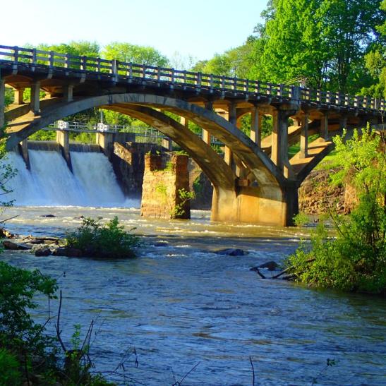 Photo of a bridge over a river