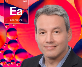 Eric Arocho with module background