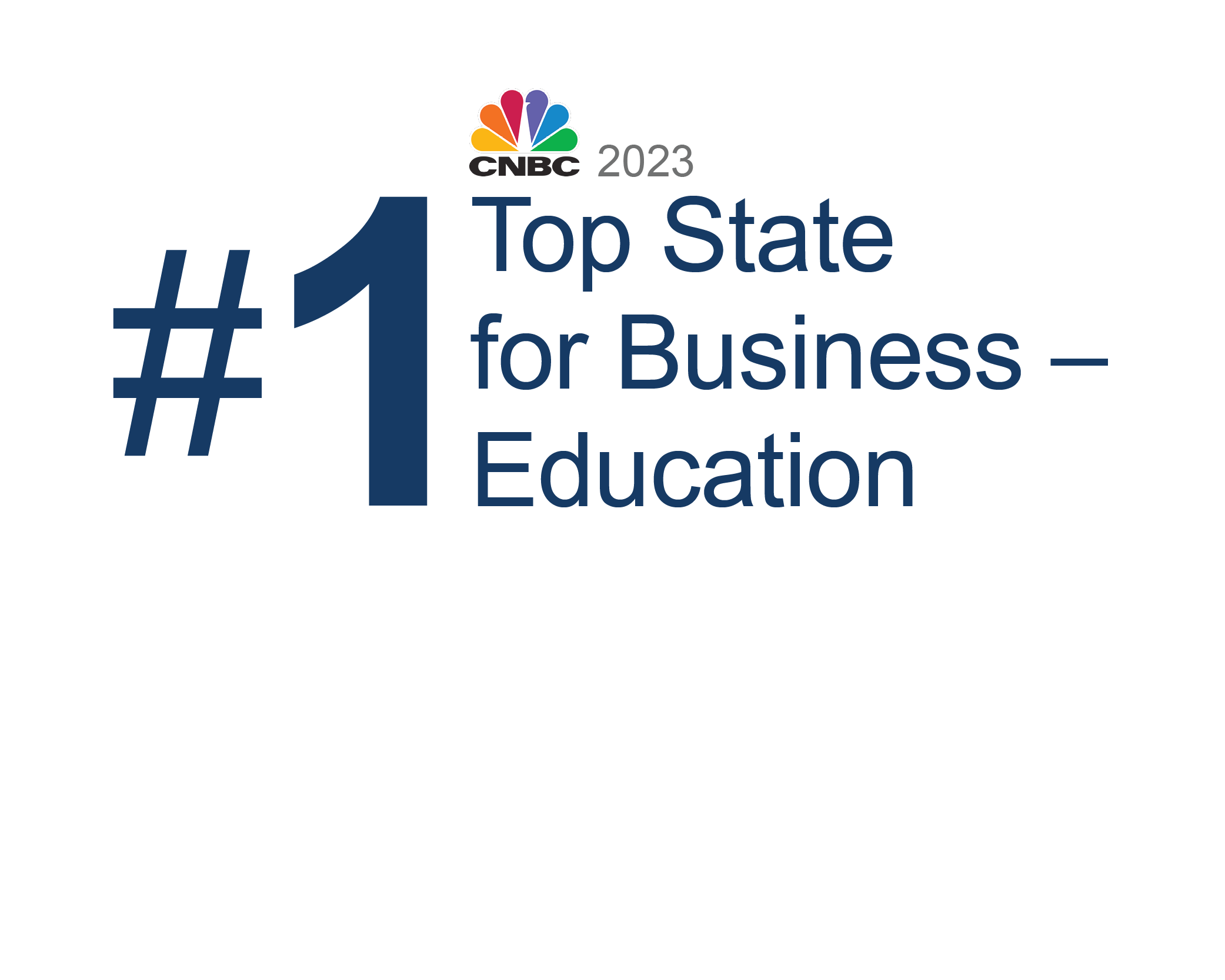 Virginia_CNBC_#1_Top State for Business - Education_2023